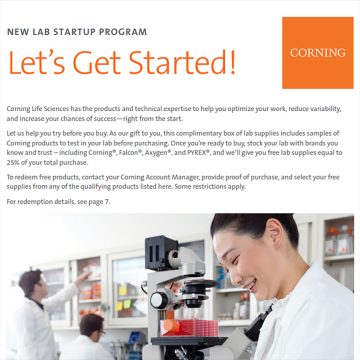 New Lab Startup Program Brochure